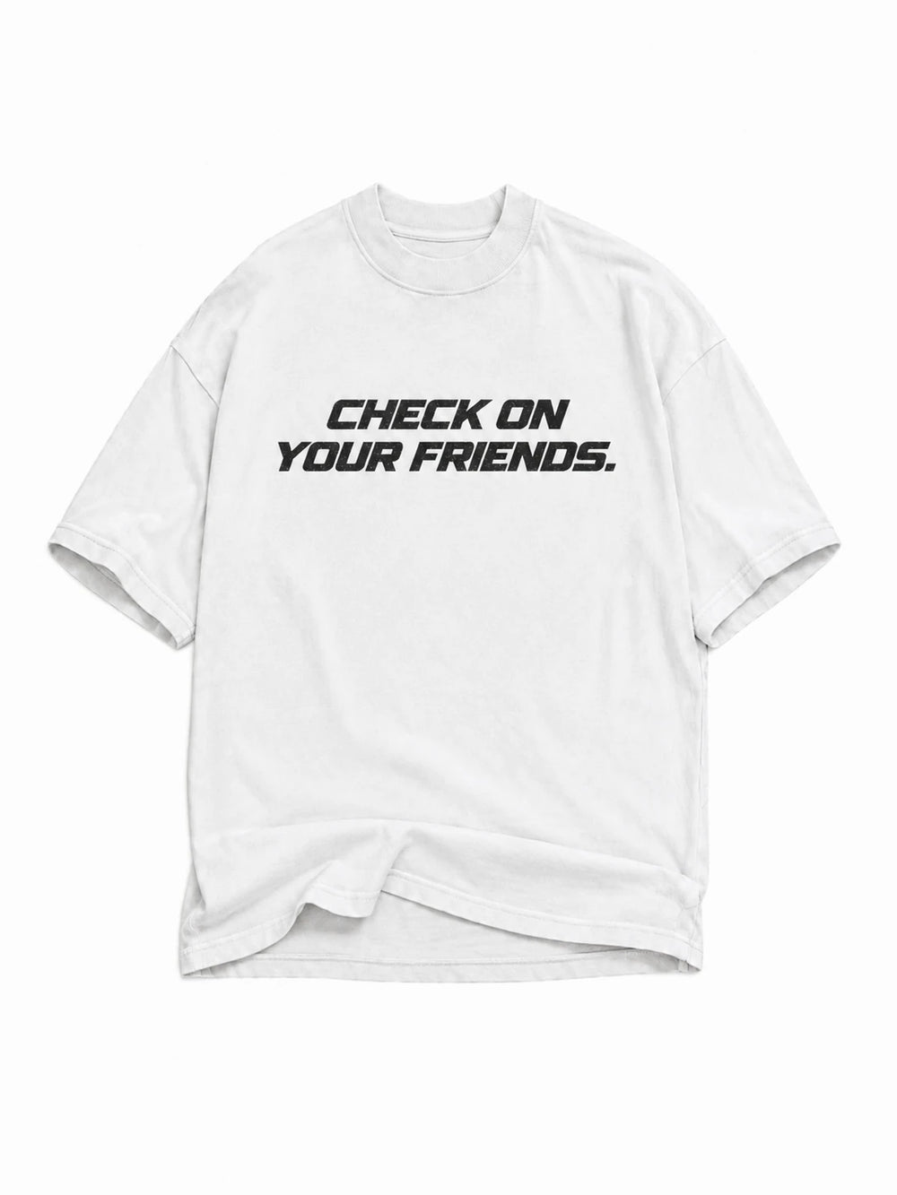 Check On Your Friends Tee detail